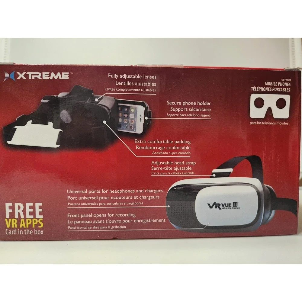 Xtreme VR VUE II Virtual Reality Viewer for Mobile Phones NEW!